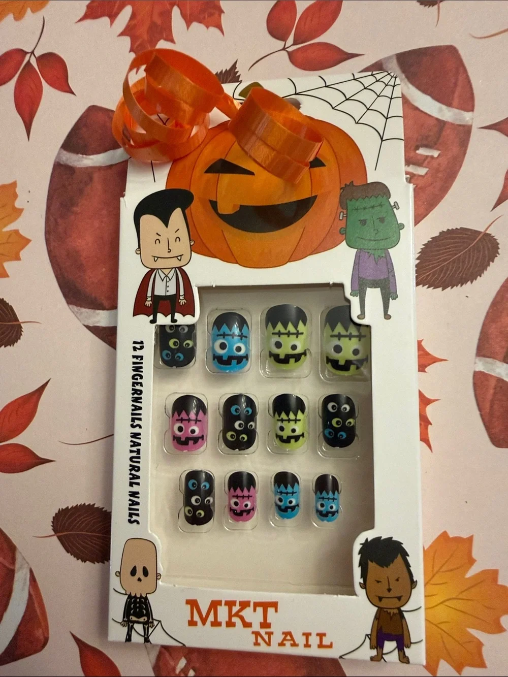 Kids Halloween Press-On Nails (Variety Available)